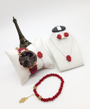 باك المجوهرات العصرية من 5 قطع أوو نقرة